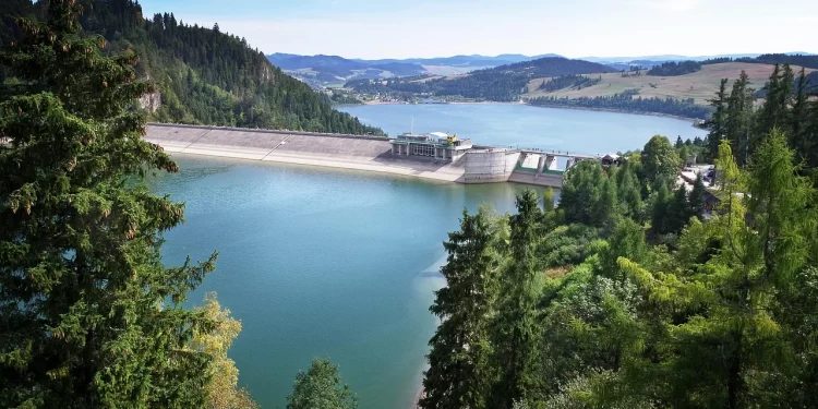 czorsztyn lake, nature, dam, the tank, water, landscape, pieniny, lesser poland