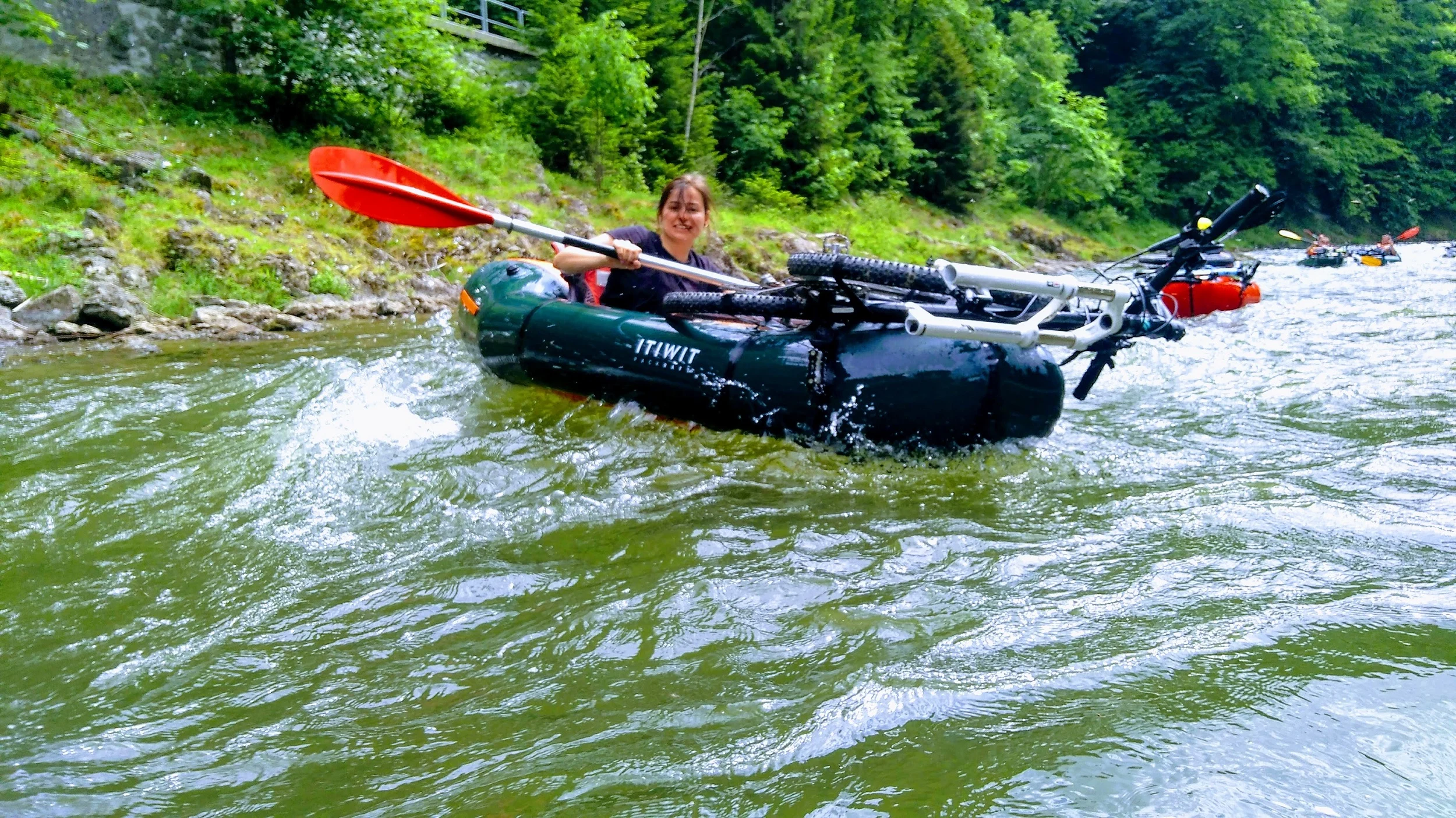 Packraftowa wiosna na Dunajcu